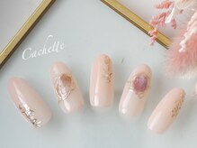 カシェット(Cachette)/ワンカラー＋アート￥8600