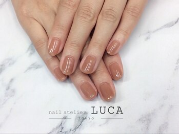 ネイルアトリエルカ(nail atelier LUCA)/W-183 シアーブラウンネイル