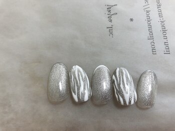 キキネイル たまプラーザ店(kikinail)/11月定額B ゼブラネイル