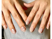 トータルビューティーローズ(Rose)/ツイードネイル