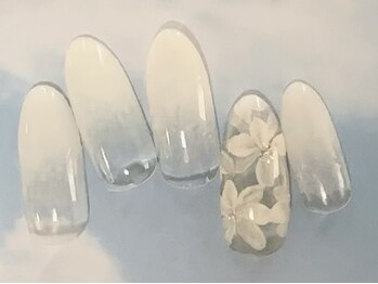 ビューティーネイルサロン クリアーズ(Clears)/ホワイトグラデーション