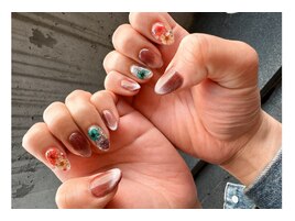 押花×シェル¥5000