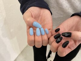 シンプル持ち込み　ハートネイル