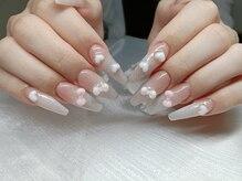 ネイルズバー 新宿店(Nails Bar)/キュートリボングラデーション