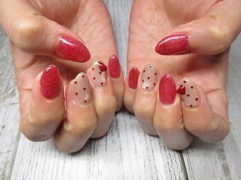 ネイルサロン キラップ(Nail Salon KiLAP)/ハートネイル♪定額¥7980