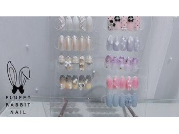 フラッフィーラビットネイル(fluffy rabbit nail)/5月～+¥500定額デザイン