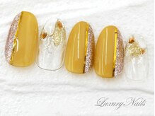 ラグジュアリーネイルズ カワグチ(Luxury Nails Kawaguchi)/イエロー*ラインアート
