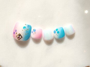 ネイルサロン アミュゼ/定額デザインフットジェル