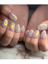 ルナネイル 長崎(LUNA nail)/オーロラミラー