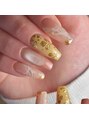 リネイル(Re:nail)&nbsp;お花のアート、天然石デザインはお店の看板デザインです◎