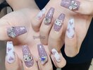 パープルハートネイル