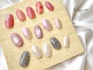 3Dマグネット×鉛筆ネイル