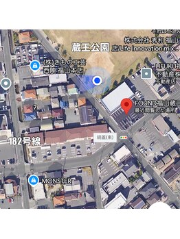 ファウンド 福山蔵王店(FOUND)/店舗所在地