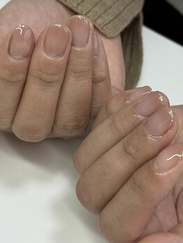 ほんのり色づくグラデーション