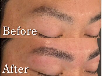 レオンザビューティー(REON the BEAUTY)の写真/【メンズの眉毛悩み解消】メンズ特化★眉毛WAX脱毛*眉毛パーマで自然なイケメン眉に◎