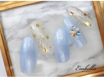 アンベリール 横浜店(Embellir)/(921)クリアスターネイル