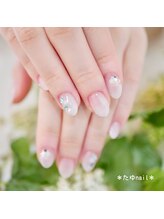 たゆ ネイル(たゆnail)/ブルーストーングラデ