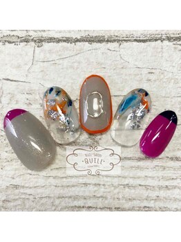 ネイルサロン クイル(QUILL)/８月カラフル（３）