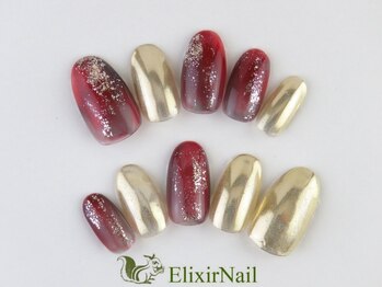 エリクサーネイル 心斎橋(Elixir Nail)/定額aシンプル/クーポン使用
