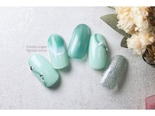 バブル シュガー バイ ネイルクローネ(bublle sugar by.nail crone)/ニュアンス海ネイル