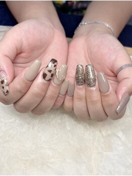 トータルサロン ファイブ(five)/【HAND】ちぐはぐネイル