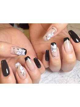 手描きアートが得意なサロン