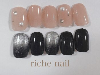 リッシュネイル 新百合ヶ丘店(riche nail)/シンプルアートコース