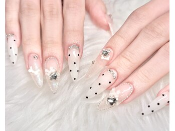 エイト ネイル 渋谷駅前店(eight nail)/ナチュラルガーリーネイル