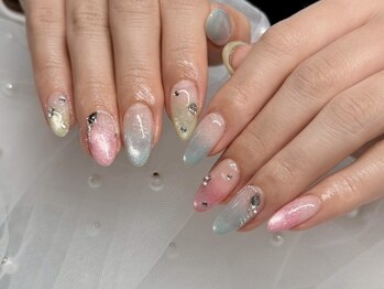 シオネイルサロン 下北沢2号店(sio.nailsalon)/パーツ込おまかせコース(90min)