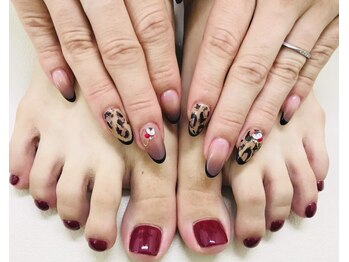 リンク(Rinc)/ヒョウ柄ネイル