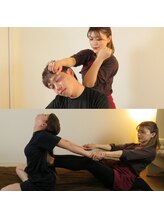 当店流「タイ古式マッサージ」は　もみほぐし、整体 × ストレッチ♪