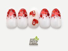 ピッピ 桜新町店(peep PEEP)/2025年バレンタインネイル-2