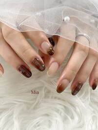 ブラウンチェック