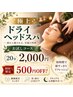 【ドライヘッドスパ】お試しコース20分