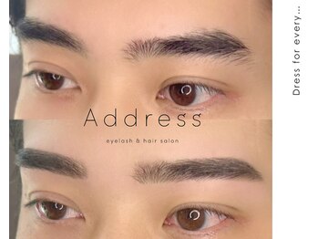 アドレス 銀座店(Address)の写真/眉毛での顔の印象が8割が決まる◎最先端技術の美眉スタイリングは骨格に合わせたお似合いになる眉をご提案