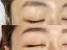【眉+パーマ】眉毛アイブロウWAX（メイク込）× まつ毛パーマ　￥6,600