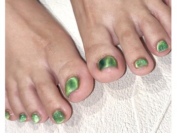 ルヒアネイル イオン戸畑ショッピングセンター店(Ruhia Nail)/フットマグネットネイル