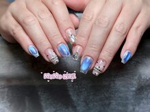 モモネイル(MOMO nail)/宝石ネイル，ゴデゴデ