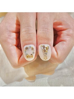 ビューティーフロア ビビット サロンアンドスクール(BEAUTYFLOOR vivid salon&school)/クリスマスツリーネイル★