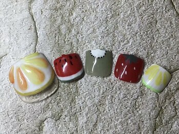 シュガープラム ネイル 横浜(sugar plum)/フットジェルやり放題【横浜】