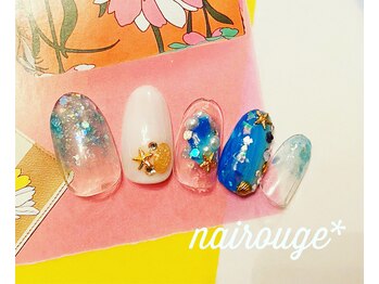 ネイル―ジュ 札幌大通店(nairouge*)/深海ネイル♪