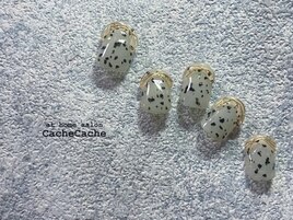 ワイヤーフレンチネイル