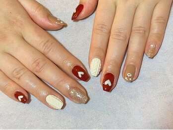 シーハウス(c house)/ハートネイル　ニットネイル