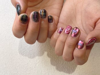 オーク 戸塚(OAK)/アシメ マグネット×ハート