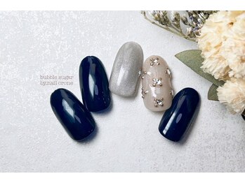 バブル シュガー バイ ネイルクローネ(bublle sugar by.nail crone)/ストーンアートネイル