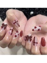 ビー 中町(bii)/チェックネイル