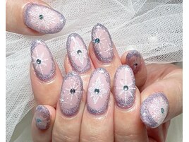 雪の結晶/パーツ/冬ネイル