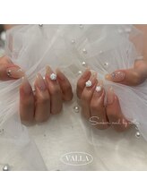 サンカリネイル バイ ヴァラ イオンモール新居浜店(sankari nail by VALLA)/韓国発VALLANAIL上品ブライダル