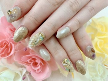 デコルネイル(Decor nail)/[中村]DC29番！大理石ネイル