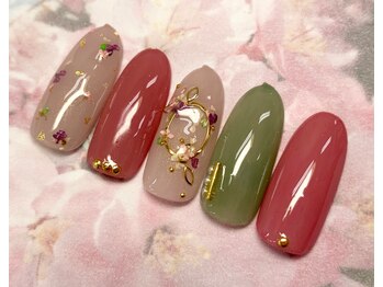 ネイルサロン マハロ(Nail salon MaHaLo)/新規付替オフ込☆ハンド¥7950